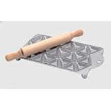 Eppicotispai 24 Triangle Holes Aluminium Maker with Rolling Pin