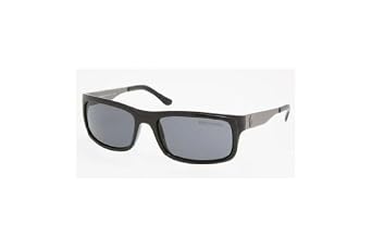 Click here to buy Polo Ralph Lauren Sunglasses Ph4059 500181 Shiny Black Polar Gray by Polo Ralph Lauren.