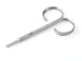Swiss Made Stainless steel Ear & Nose Hair Scissors in Matte finish by Rubis [ 9MC0137]
