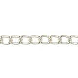 Review   / Beadalon® Silver Plated Steel Chain - Medium Curb - 2m : Pack of 10 PK