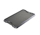 Paula Deen Natural Cast Iron 12 x 20 Double Burner Griddle