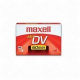 MAXELL CORP. OF AMERICA / MAX298010 / Premium Grade Mini DV Camcorder Tape Cassette, 60 Minutes / Sold as 1 EA