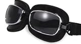 Retro Joe Red Baron Style Smoke Motorcycle Aviator Foldable Folding Goggles
