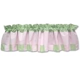 Pink & Sage Patchwork Window Valance