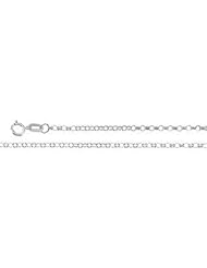 Hollow Belcher Rolo Chain 14K Gold Yellow Ch226 18 Inch