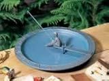 Sundial Birdbath – Fisherboy (Verdigris) (12.5? Diameter)