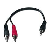 Scosche 3.5mm to RCA Cable - 6' (I6RCA35A)