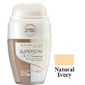 Maybelline Superstay Silky Foundation, Natural Ivory ( Light 3) - 2 Each