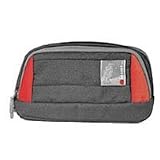 Delsey GOPIX 50BR, Compact Camera Case for Digital Compact Camera, Video Camera or CD Player, Color: Black/Red