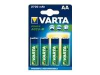 Varta Power Accu NiMH Akku AA Mignon 2700 mAh 4er Pack