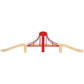 5-Piece Wooden Suspension Bridge Fits Thomas Train and Brio from Suspension Sets