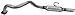 Walker 54617 Direct Fit Exhaust Resonator and Pipe Assembly for Toyota 4Runner