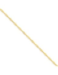 14k Gold 1.6mm Singapore Chain 24 Inches
