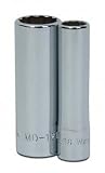 Williams MD-1211 1/4 Drive Deep Socket, 12 Point, 11/32-Inch [並行輸入品]