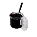 8 Ounce Clear Jelly Jar with Lid (06-0945) by Carlisle