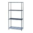 Industrial Wire Shelf Starter Kit - Black (18x36x72")