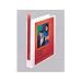 D-Ring Vinyl View Binder, 4in Capacity, Black