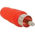 RCA Plug Red Plastic