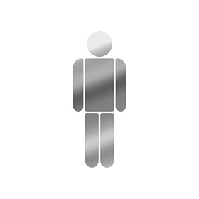 Wanted - WA0702 - Sticker Mirroir - He