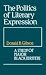 Books : The Politics of Literary Expression: A Study of Major Black Writers (Contributions in Afro-American and African Studies)