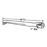 10361 Straight Stainless Steel Pipe Burner for Nexgrill, Charmglow, Costco Kirkland, Permasteel,perfect Glo, Sterling Forge, and Other Grills