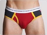 Andrew Christian Color Block Brief Burgundy