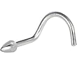 Silver CONE Nose Ring