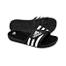 adidas Women's adissage Slide, Black/White, 8 M