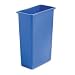 Rubbermaid(R) Slim Jim(R) "We Recycle" Container, 23 Gallons, 30in.H x 20in.W x 11in.D, Blue