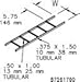 Hoffman LSS24BLK Ladder Rack 24in x 10ft Blk