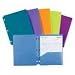 Snapper Twin Pocket Poly Folder, 3-Hole Punched, Letter Size, Assorted Colors ACC40023