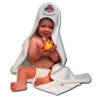 Ohio State Buckeyes Infant Baby Hooded Bath Towel