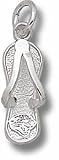 Jacksonville Jaguars 5/8" "Jaguar Head" Flip Flop Charm - Sterling Silver Jewelry