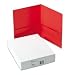 Office Products : Avery 47989 Two-Pocket Portfolios, Embossed Paper, 30-Sheet Capacity, Red, 25/Box