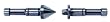 Mitutoyo 126-800, 6 Piece Anvil/Spindle Screw Thread Micrometer Tip Set, 60 Deg. Threads, 3.5-4.5, 5-8, 9-13, 14-24, 28-44, 48-64 TPI/0.4-0.5mm, 0.6-0.9mm, 1-1.75mm, 2-3mm, 3.5-5mm, 5.5-7mm