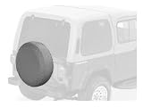 Bestop 61029-09 Charcoal Medium Tire Cover