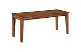 Ashley Furniture Signature Design Shallibay Large Dining Room Bench, Light Brown