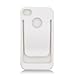 Reiko BPC-IPHONE4SWH Durable Belt Clip-Style Holster Case for iPhone 4/4S - 1 Pack - Retail Packaging - White