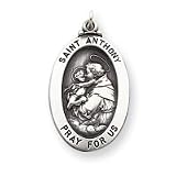 Sterling Silver St. Anthony Medal