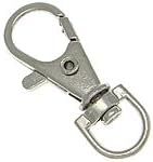 50 Pack Zinc Alloy Lobster Swivel Clasp, 1.33cm x 3.6cm, Lobster Claw Swivel Clasps, BRAND NEW
