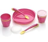 Playgro Easy Grip Feeding Set Pink