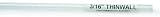 21gsMcCJOkL. SL160  Thinwall Rigid Tubing, 3/16 x 36