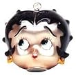Betty Boop Christmas Ornament Glass 4 1/2"