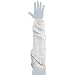 Ansell 59-001 Vinyl CPP Sleeves with Elastic at Both Ends, White, 18" Length (Pack of 12 Pair)