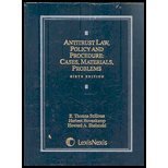 Antitrust Law, Policy and Procedure: Cases, Materials, Problems Sixth Edition [Hardcover] [2009] 6th Ed. E. Thomas Sullivan, Herbert Hovenkamp, Howard A. Shelanski