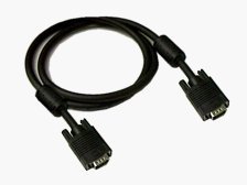 25 ft. SVGA Super VGA M/M Monitor Cable w/Ferrites