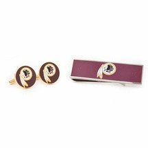 Washington Redskins Cuff Links and Money Clip Gift Set