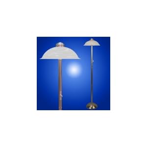 70w HD Serenity Nickel Floor Lamp