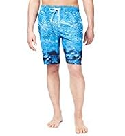 XXXL Blue Harbour Bubble Print Quick Dry Swim Shorts