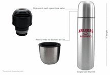Arkansas Razorbacks 3/4 Liter Steel Thermos